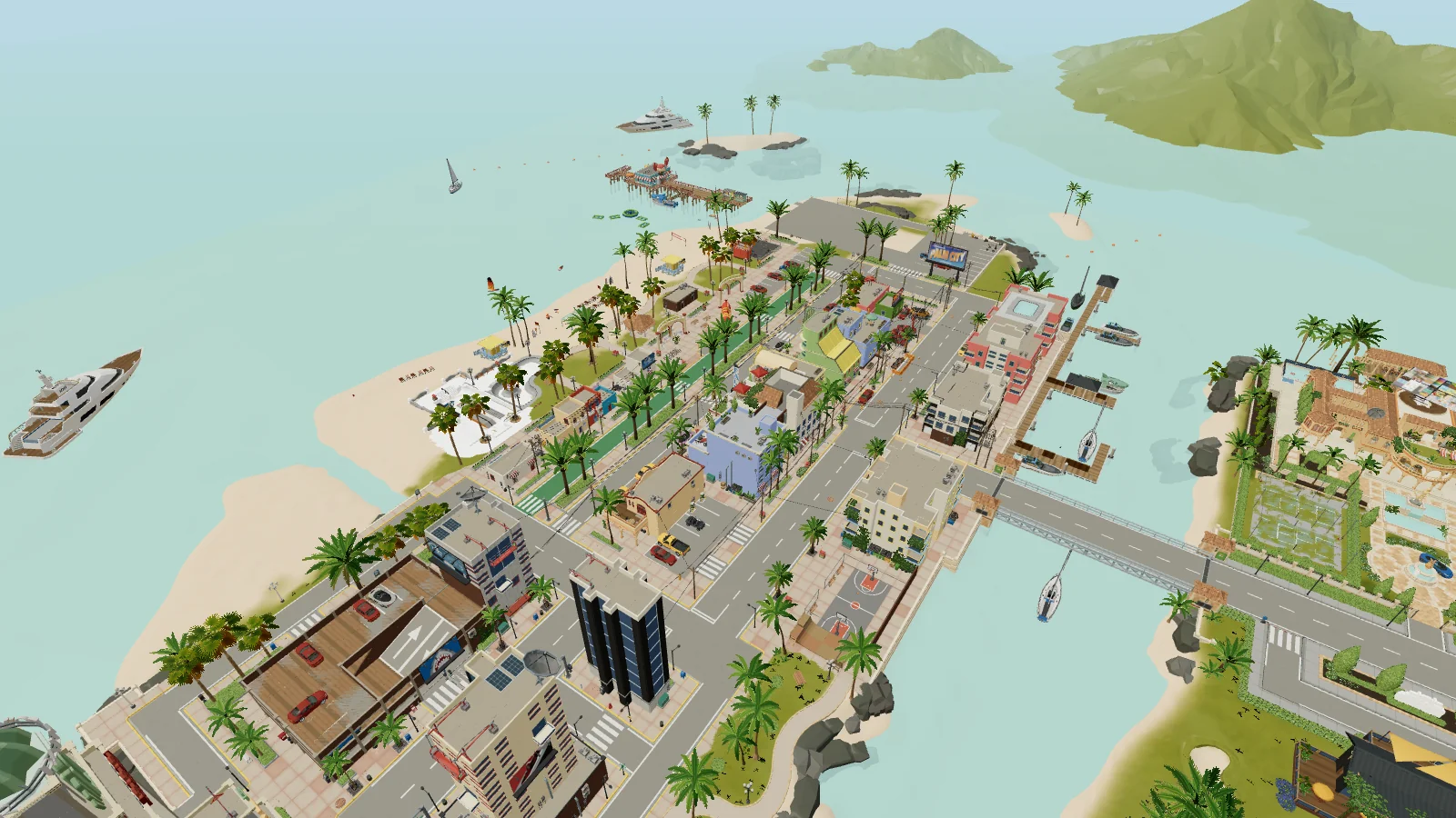Palm City, the coastal world of Teddy’s mansion, casino, clubs and powerful contacts.